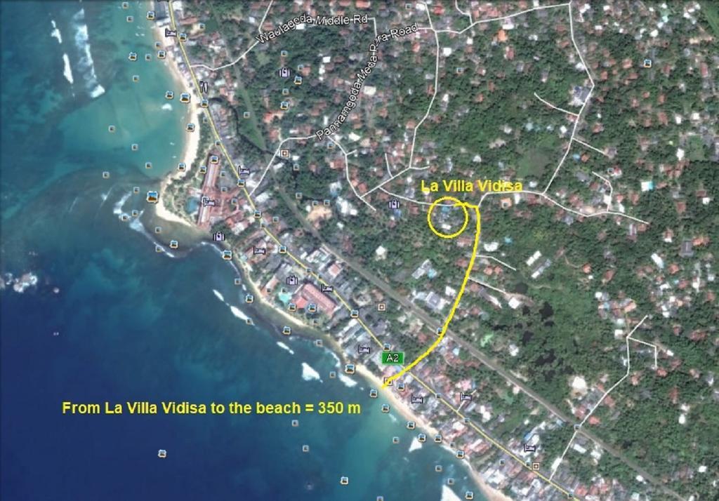 Vidisa Hotel Хиккадува Экстерьер фото